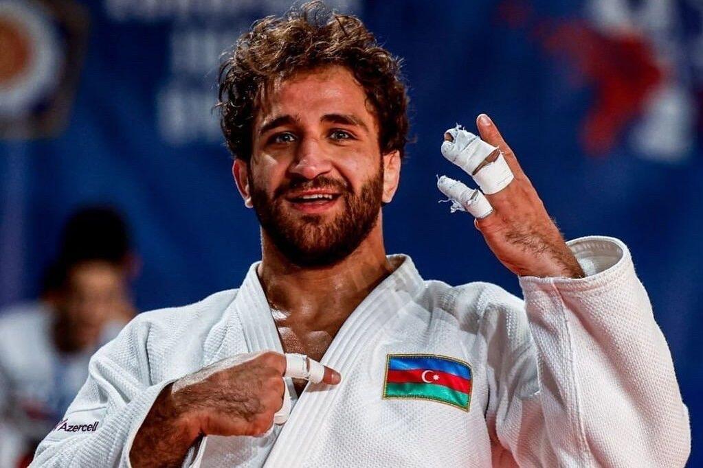 Первый вице-президент Мехрибан Алиева поздравила дзюдоиста Хидаята Гейдарова с завоеванием звания чемпиона мира