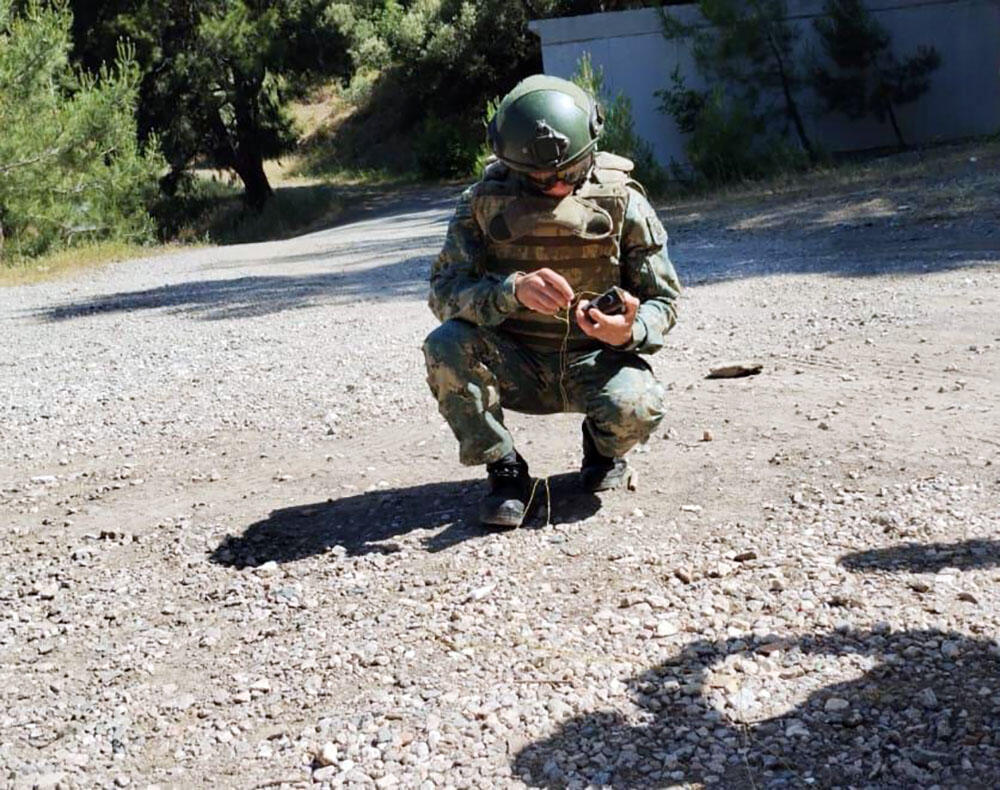 Азербайджанские военнослужащие принимают участие в курсах, проводимых в Турции