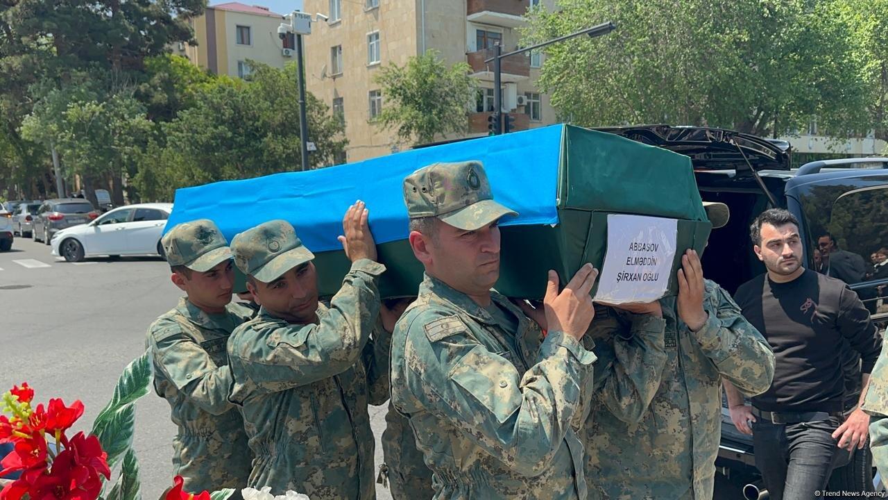В Сумгайыте простились с шехидом Первой Карабахской войны Эльмеддином Аббасовым
