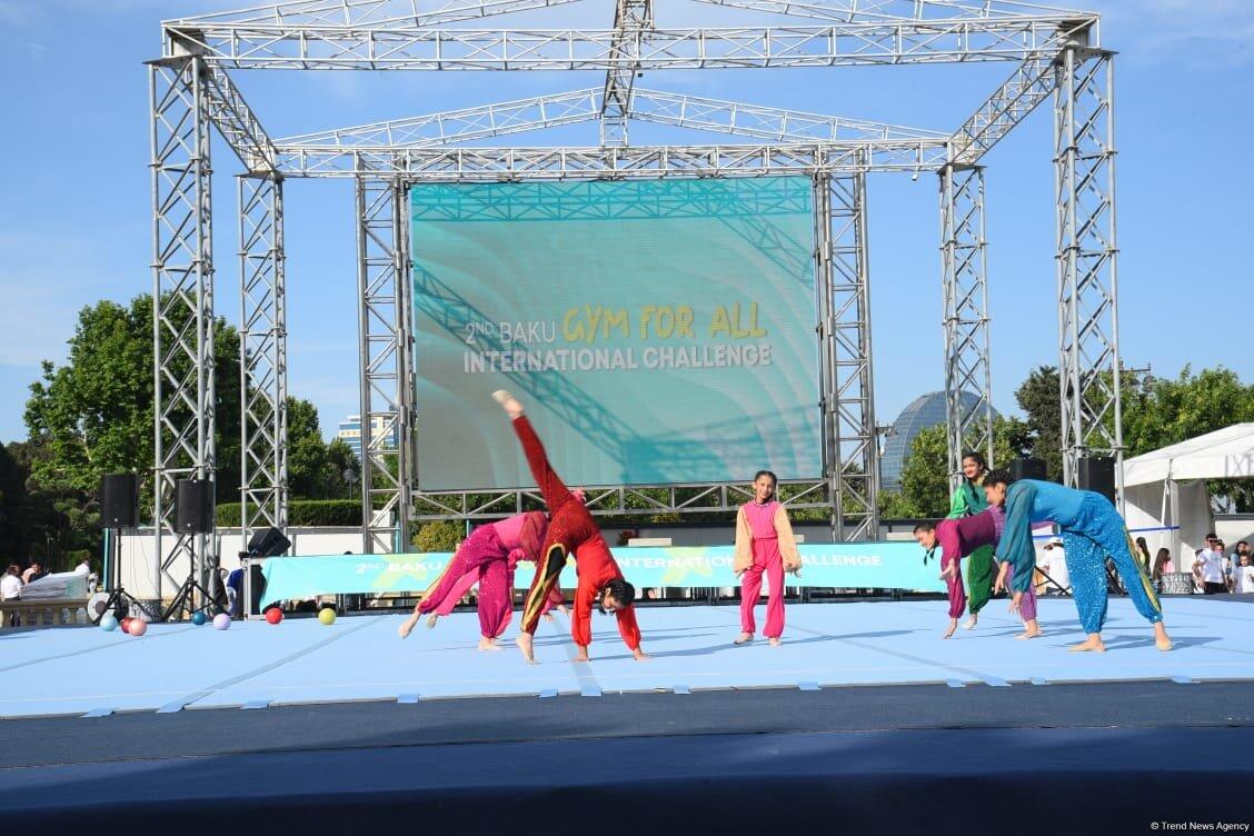 Gimnastika hamı üçün növü üzrə "Challenge" turnirinin qala-şousu keçirilib