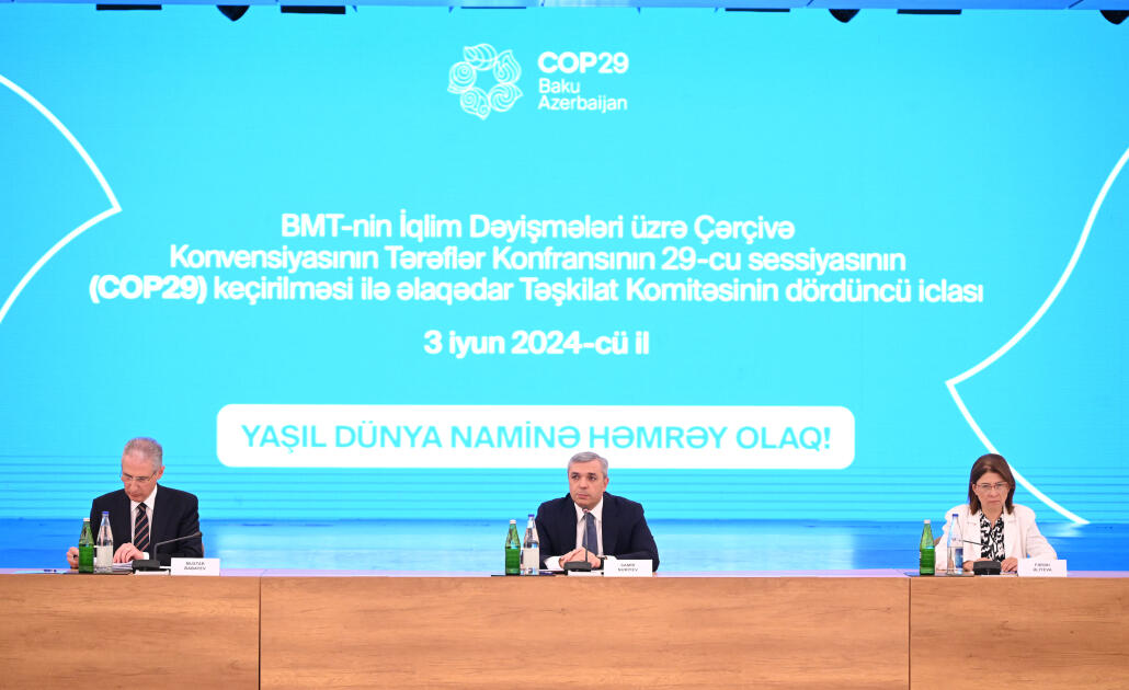 Состоялось четвертое заседание Оргкомитета в связи с COP29