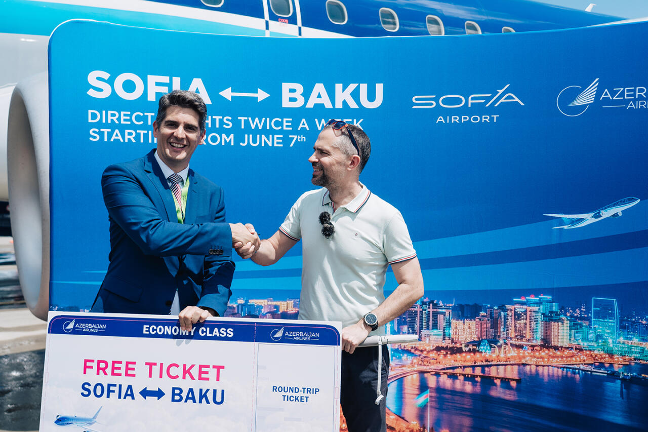 AZAL выполнил первый рейс в Софию