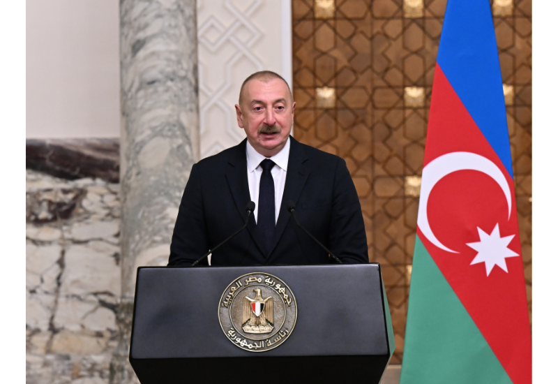 Prezident İlham Əliyev: Azərbaycan və Misir beynəlxalq təşkilatlar çərçivəsində fəal əməkdaşlıq edir