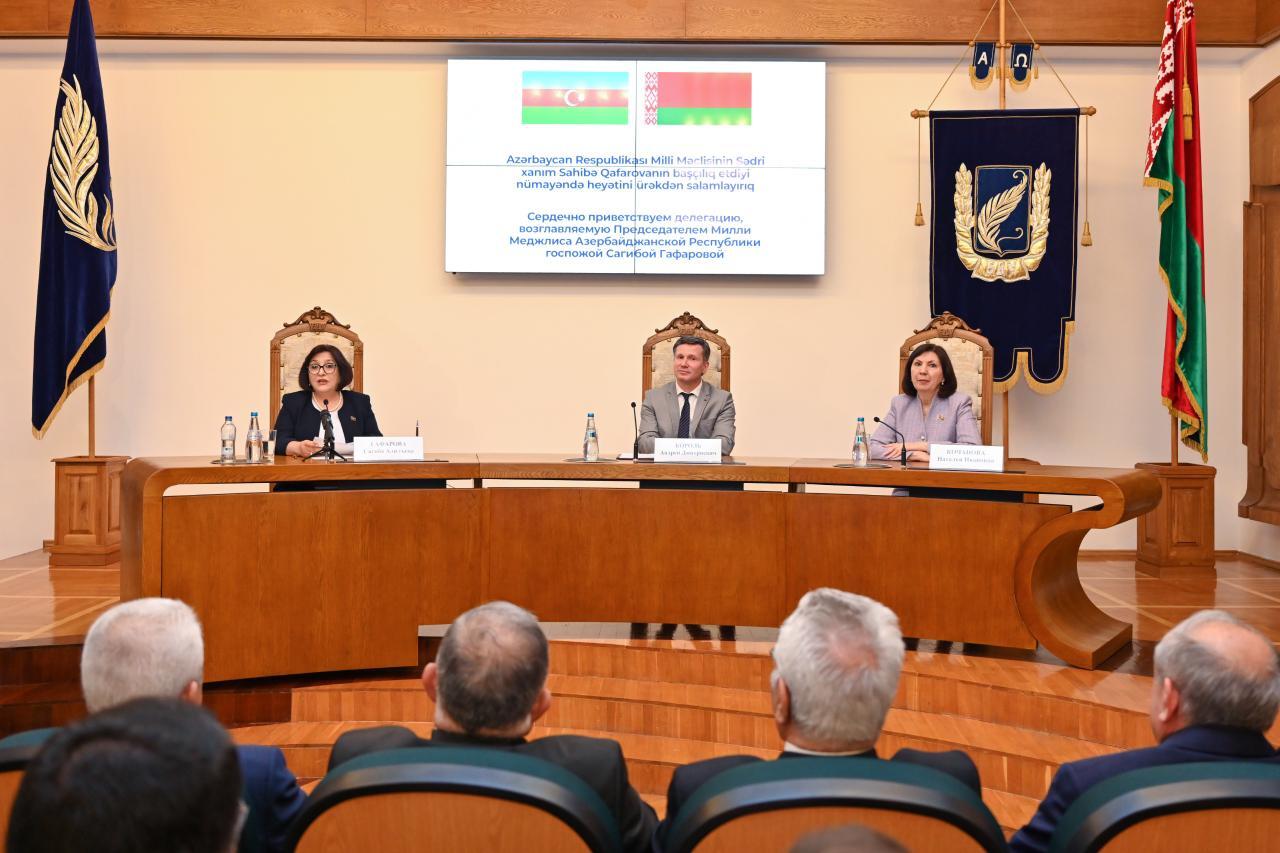 Sahibə Qafarovaya Belarus Dövlət Universitetinin Fəxri professoru adı verilib