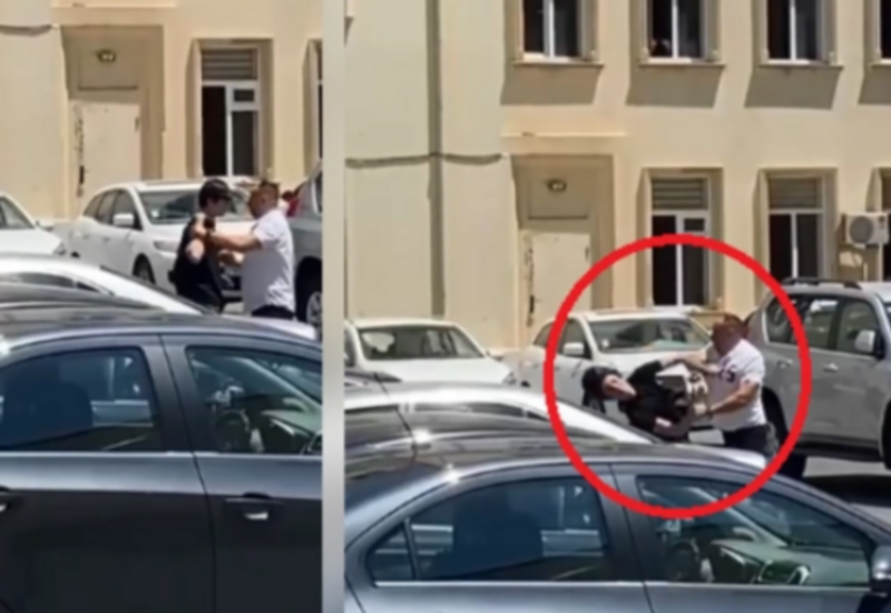 Bakıda məktəbdə mühafizəçi ilə şagird arasında dava