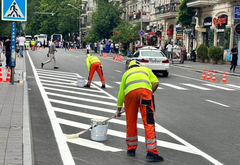 На этой улице начаты работы по организации специальных полос движения