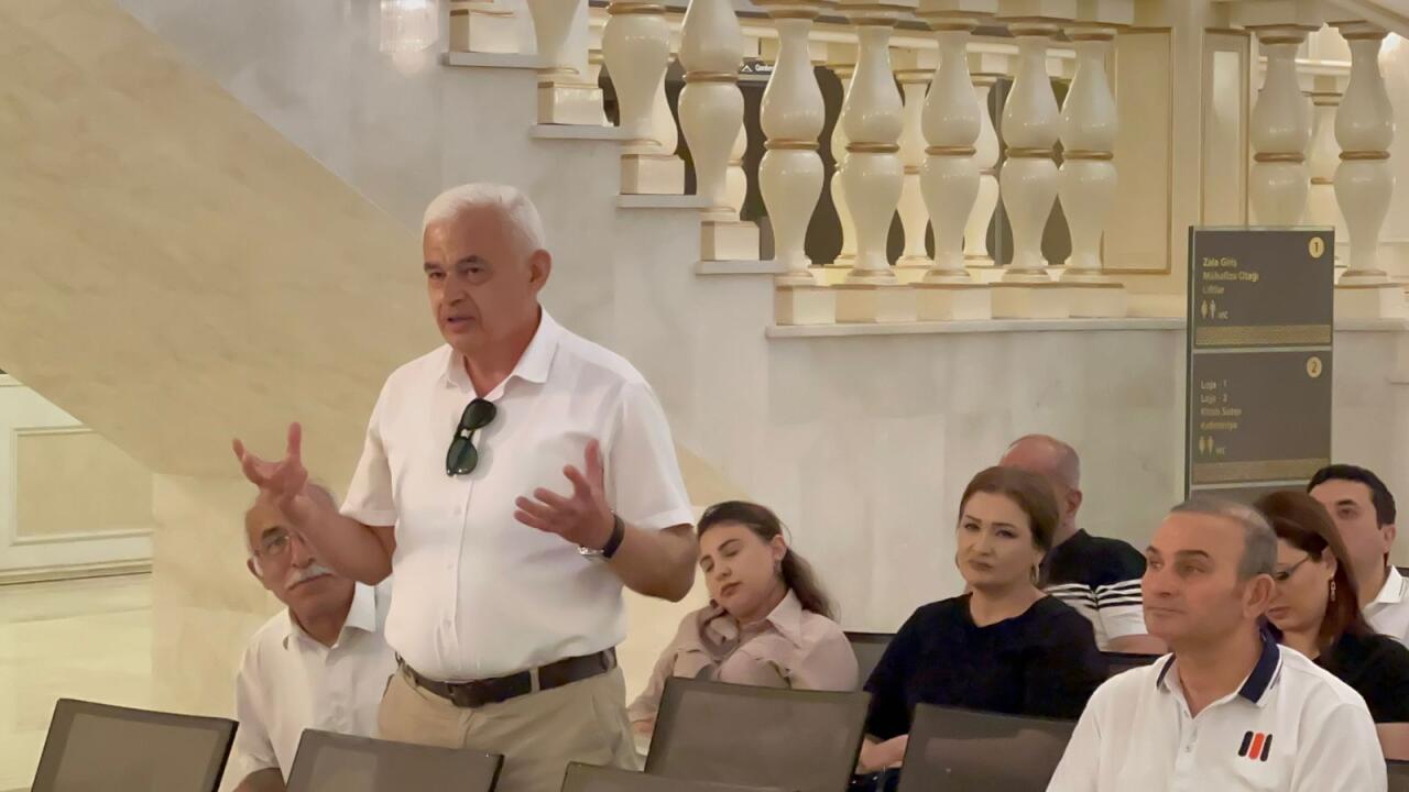 Фирангиз Ализаде стала гостем проекта "Лицом к лицу" Гянджинской государственной филармонии