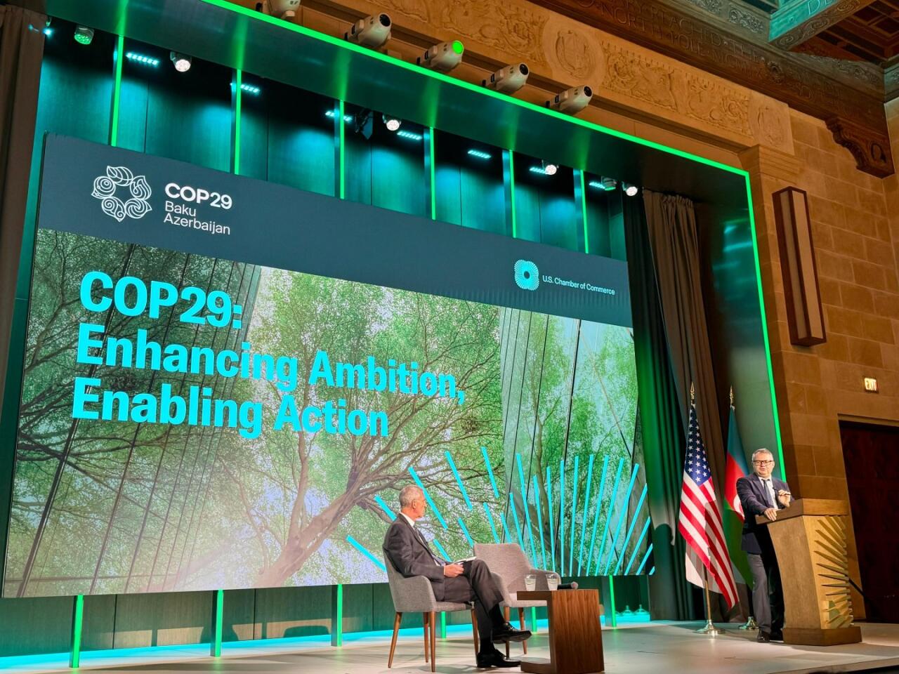 Vaşinqtonda Azərbaycanın COP29 sədrliyinə dair tədbir keçirilib