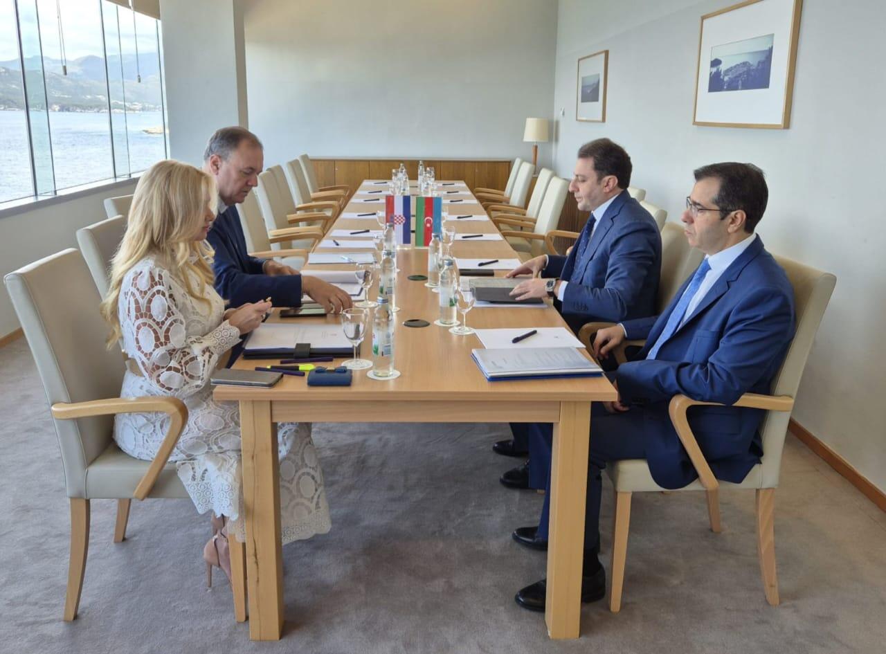 XİN rəhbərinin müavini Elnur Məmmədov Xorvatiyaya işgüzar səfər edib