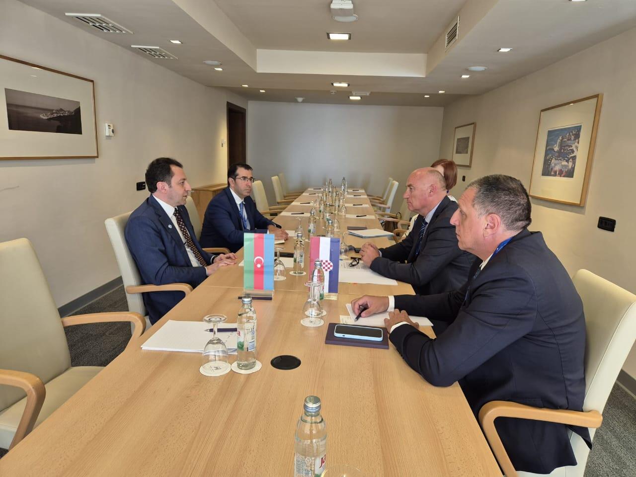 XİN rəhbərinin müavini Elnur Məmmədov Xorvatiyaya işgüzar səfər edib