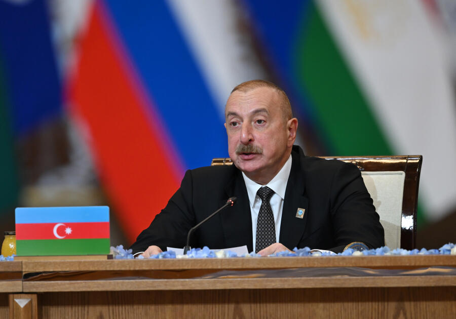Президент Ильхам Алиев выступил на встрече в Астане в формате “ШОС плюс”