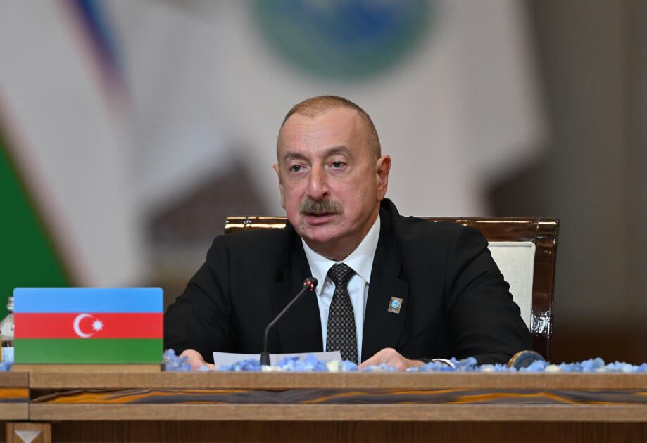 Президент Ильхам Алиев выступил на встрече в Астане в формате “ШОС плюс”