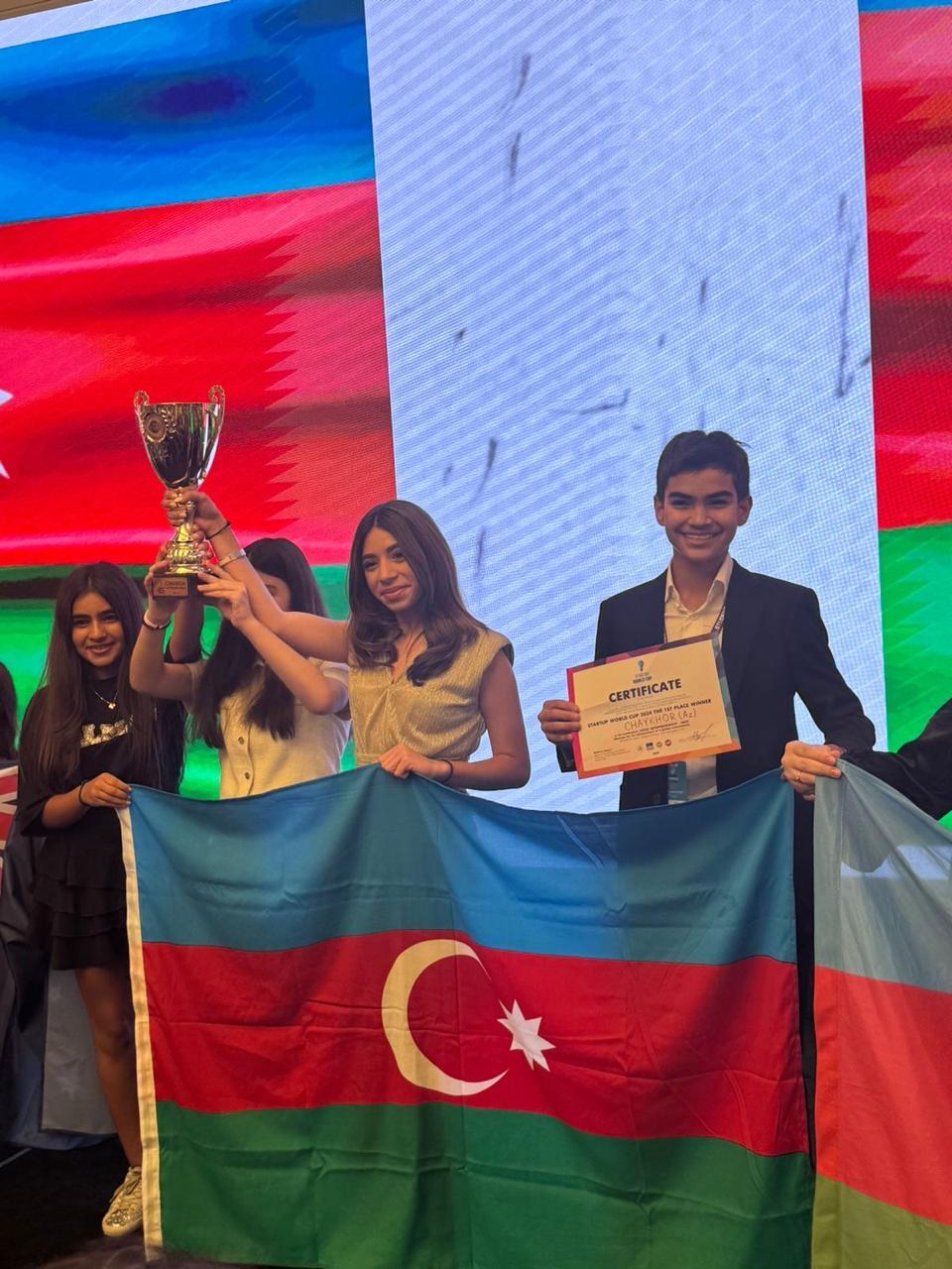 Студенты Miniboss Business School Baku стали победителями чемпионата мира по стартапам