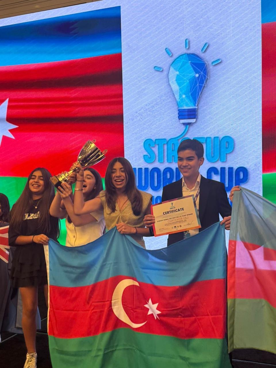 Студенты Miniboss Business School Baku стали победителями чемпионата мира по стартапам