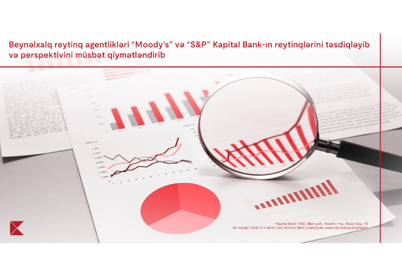 «Moody's» и «S&P» подтвердили рейтинги Kapital Bank и позитивно оценили перспективы банка