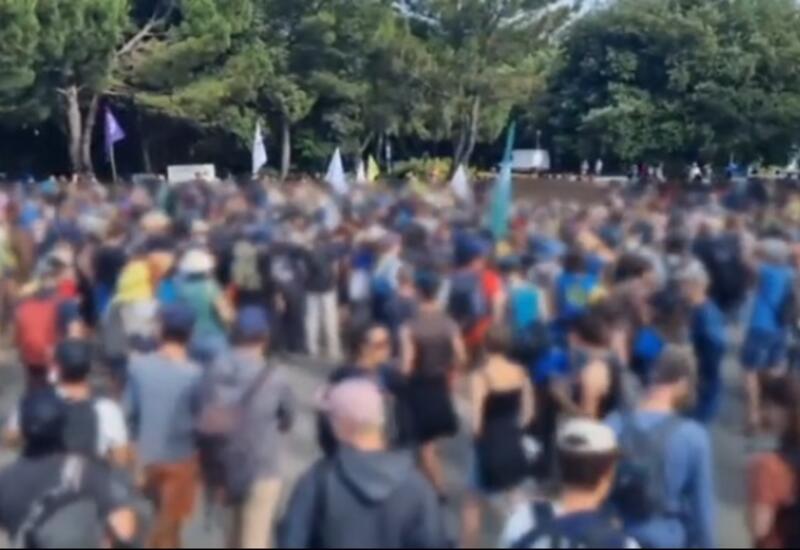 Протесты в крупном французском порту