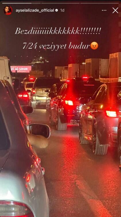 Aysel tıxaclardan şikayətləndi