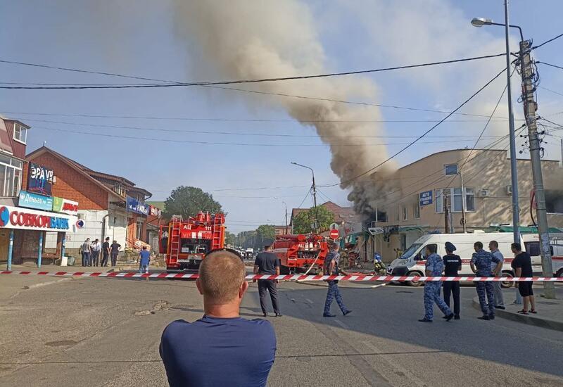 Сильный взрыв в торговом центре в России