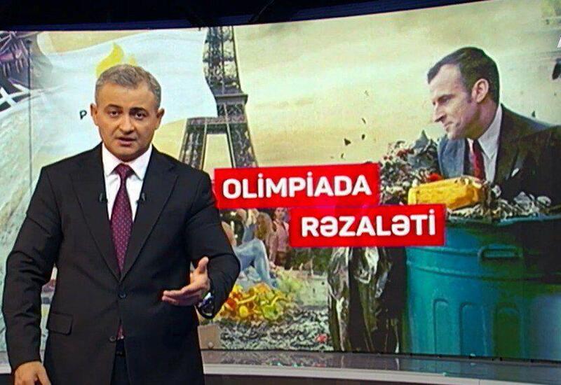 Makron çılpaq kişilərlə kefdə…