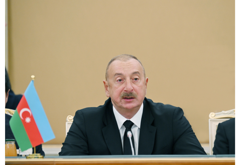 Президент Ильхам Алиев: Одним из важных направлений взаимодействия со странами Центральной Азии является сотрудничество в транспортно-транзитной сфере