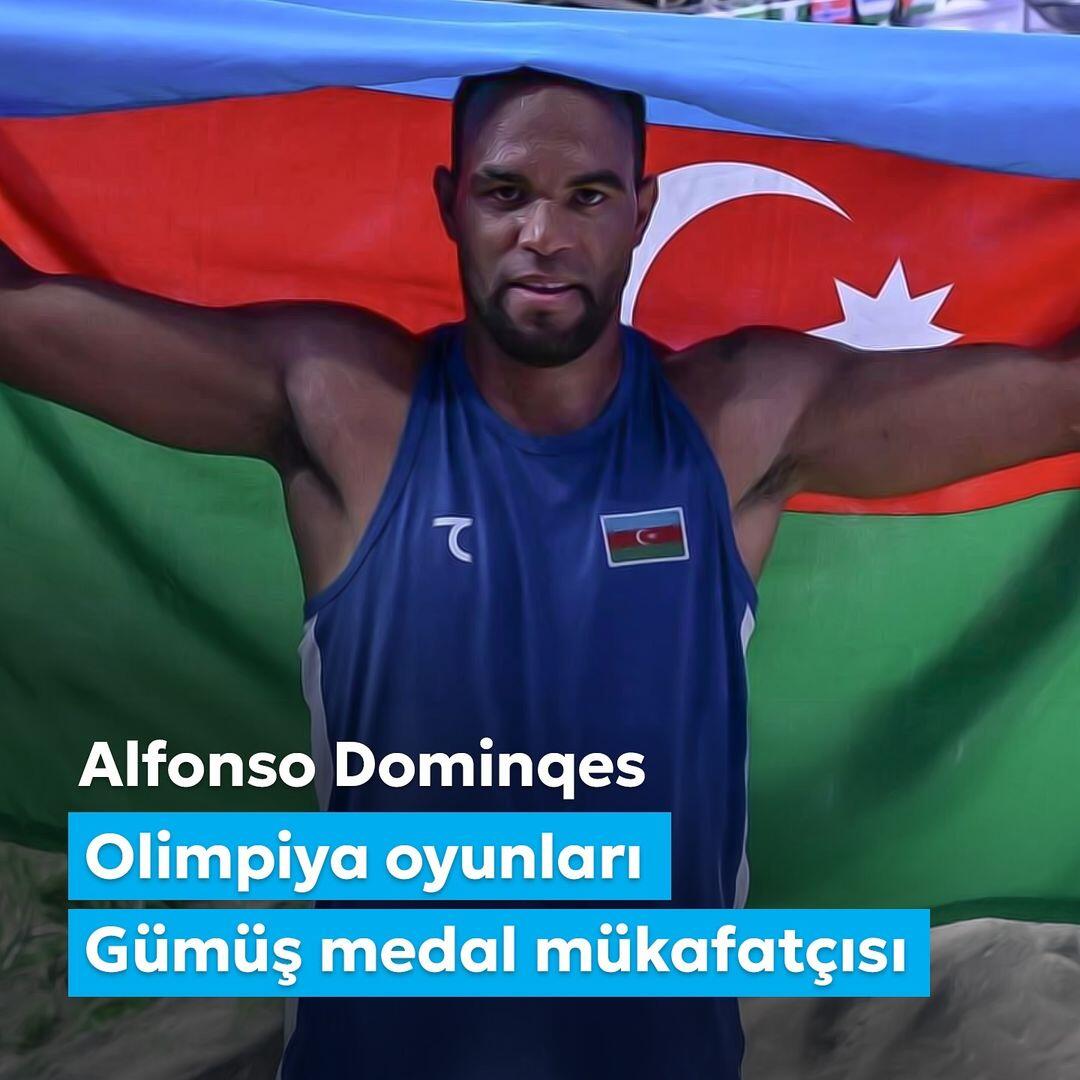 Birinci vitse-prezident Mehriban Əliyeva Alfonso Dominqesin Olimpiya Oyunlarında gümüş medal qazanması ilə bağlı paylaşım edib
