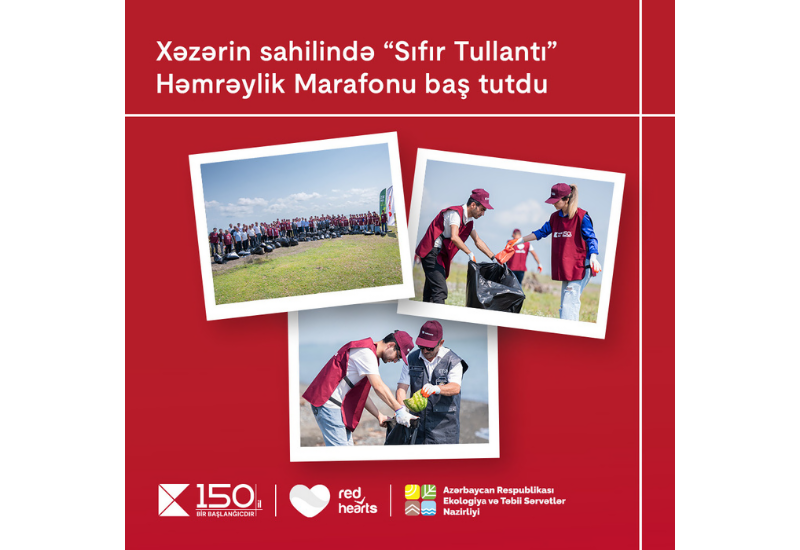 Xəzər Günündə “Sıfır Tullantı” həmrəylik marafonu baş tutdu