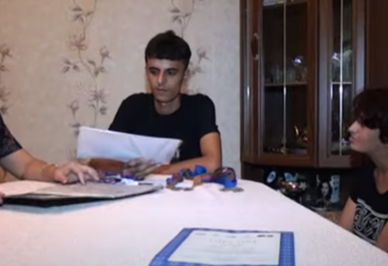Qarabağ Universitetinin ilk tələbəsinin sevinci