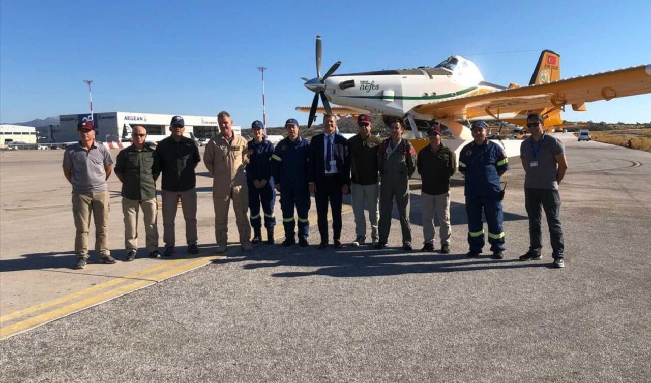 Турция помогла Греции в борьбе с лесными пожарами