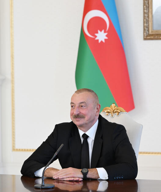 Президент Ильхам Алиев принял азербайджанских спортсменов, завоевавших медали на летних Олимпийских играх в Париже, и их тренеров