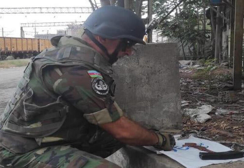 Nərimanovda qumbara və mərmi tapıldı