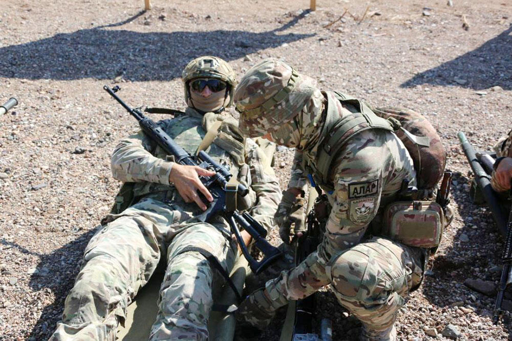 Совместные военные учения Азербайджана и Казахстана