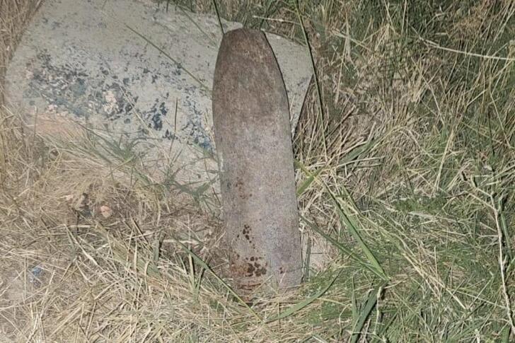 В Нахчыване найден артиллерийский снаряд