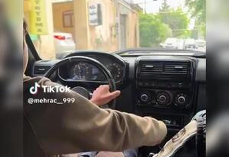 В Баку оштрафовали несовершеннолетнего автохулигана