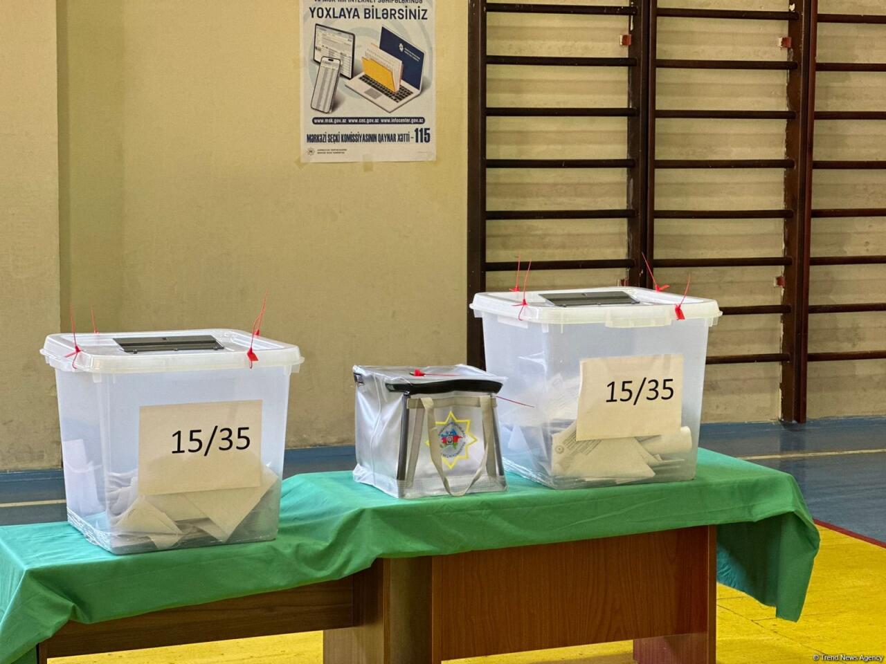 35 saylı məntəqədə 200-dən çox şəxs səs verib