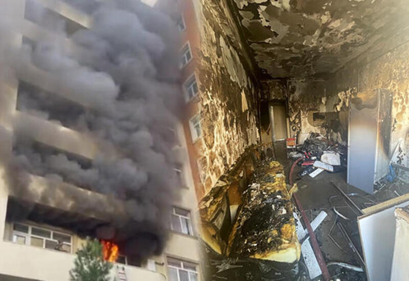 Yaşayış binasında yanğın, sakinlər təxliyə edildi