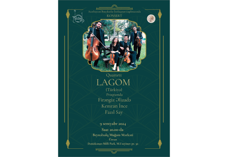 Турецкий струнный квартет “LAGOM” порадует бакинских меломанов