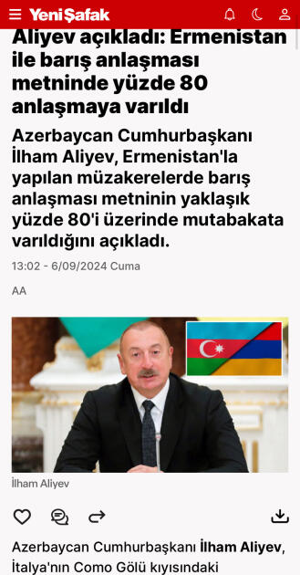 Мировая пресса отвела широкое место выступлению Президента Азербайджана Ильхама Алиева на форуме Черноббио