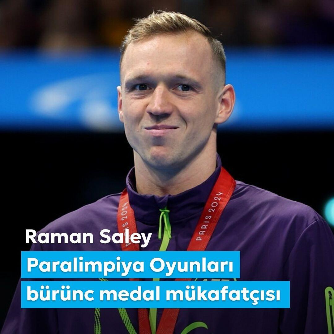 Первый вице-президент Мехрибан Алиева поздравила Рамана Салея, в очередной раз завоевавшего медаль на Паралимпийских играх