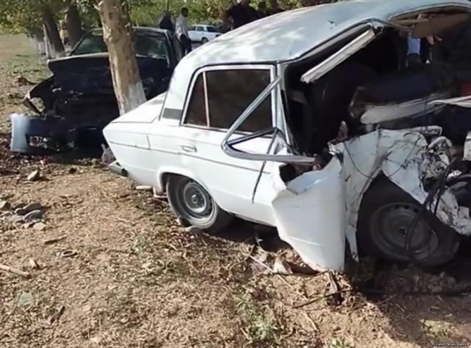 Тяжелое ДТП в Физули