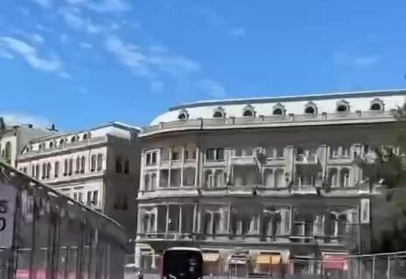 Как выглядит гоночная трасса "Формулы-1" в Баку?