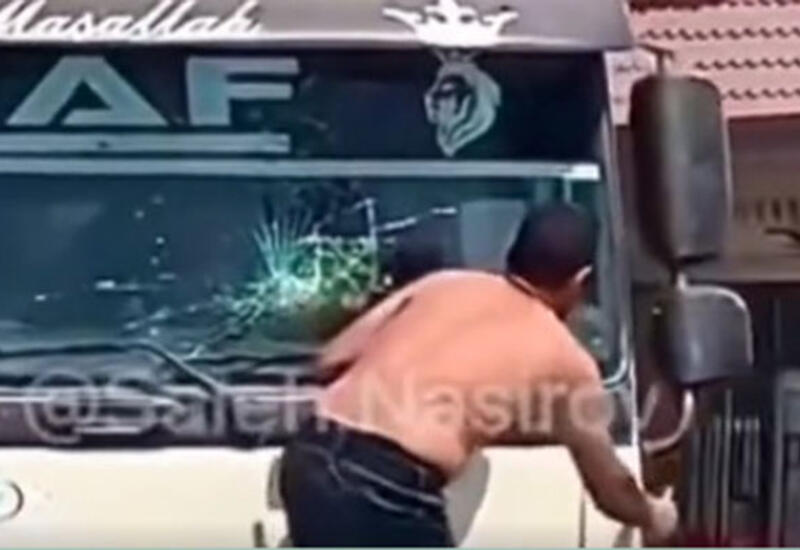 Yük maşınının üstünə çıxan şəxslə bağlı DİN-dən açıqlama