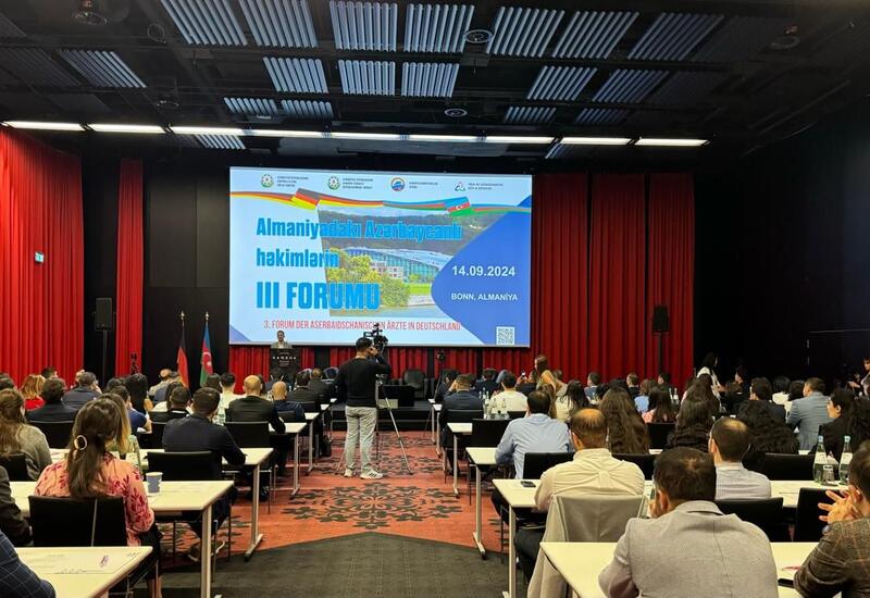 Almaniyada Yaşayan Azərbaycanlı Həkimlərin III Forumu keçirilir