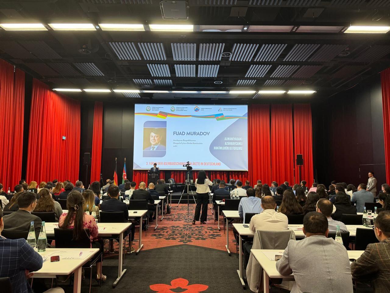 Almaniyada Yaşayan Azərbaycanlı Həkimlərin III Forumu keçirilir
