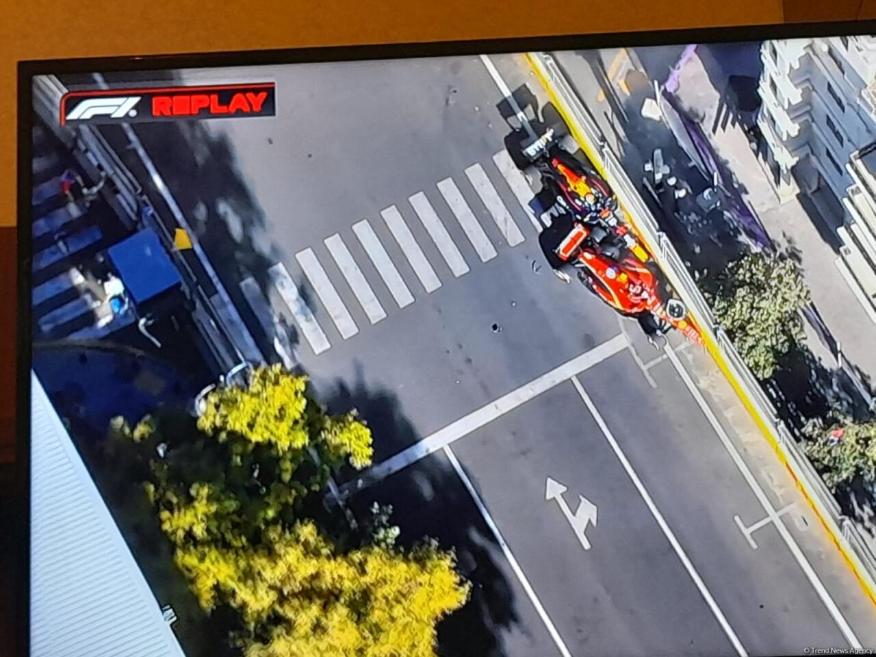 Bakıda "Formula 1" final yarışında ağır qəza baş verib