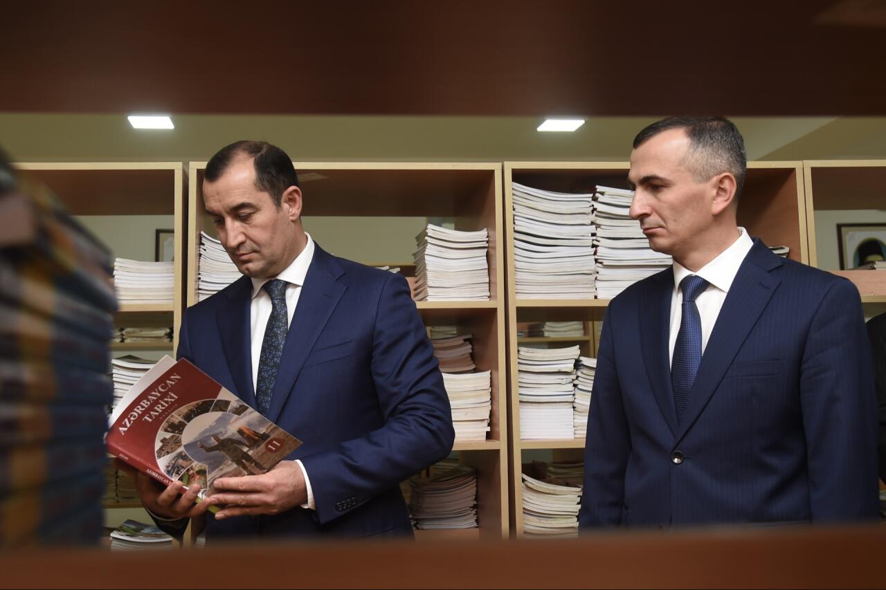 Şamaxının Bağırlı kəndində Heydər Əliyev Fondu tərəfindən inşa olunan yeni məktəb binası istifadəyə verilib