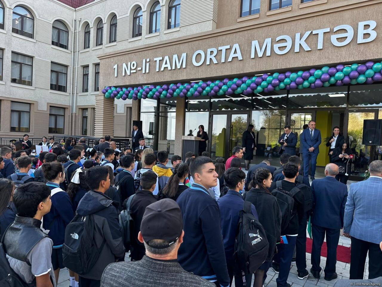 В Шуше 32 года спустя прозвенел первый звонок