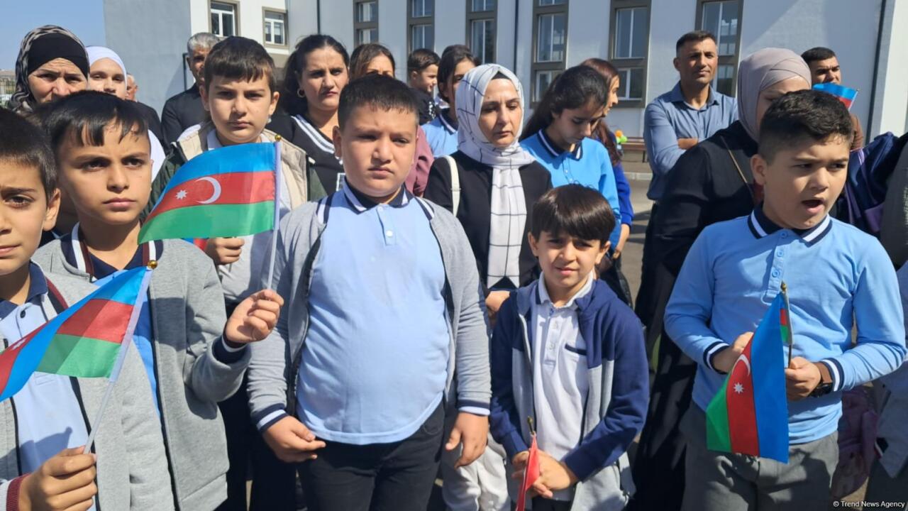 И в Ходжалы спустя более 30 лет прозвенел первый звонок