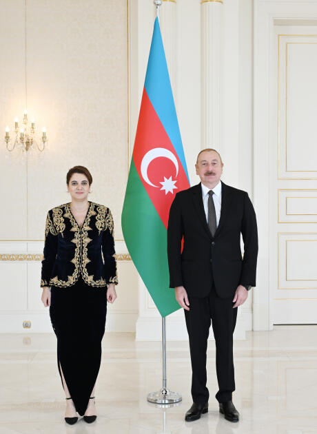Президент Ильхам Алиев принял верительные грамоты новоназначенного посла Алжира в Азербайджане