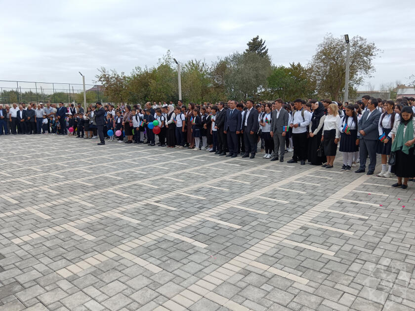 Подарок Фонда Гейдара Алиева учащимся села Аранлы Имишлинского района к новому учебному году