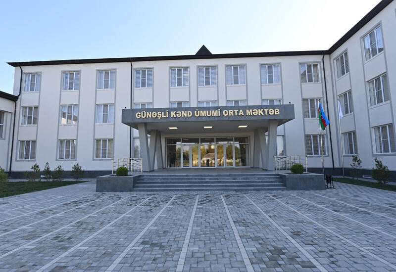 В Саатлинском районе сдано в пользование новое школьное здание, построенное Фондом Гейдара Алиева